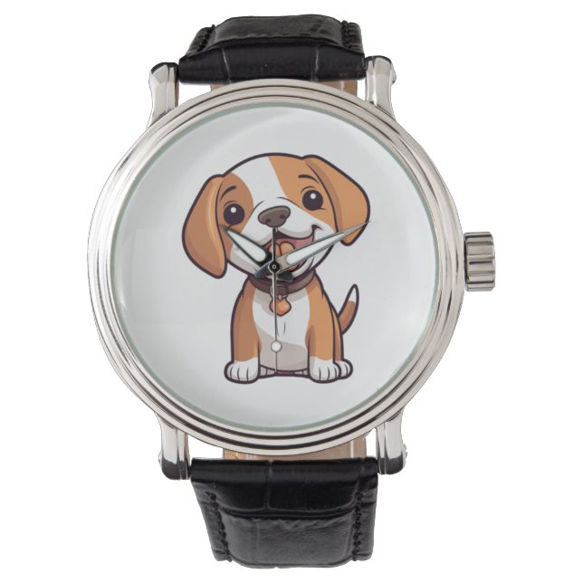 Kawaii Beagle Puppy   Watch (Front)
