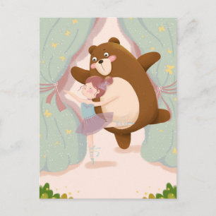 Kawaii Bear Postcard