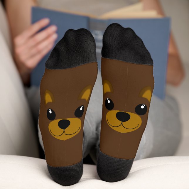 Kawaii Bear Socks (Bottom)