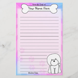 Kawaii Bichon Frise Stationery