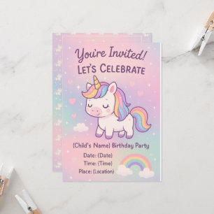 Kawaii Birthday Collection Invitation