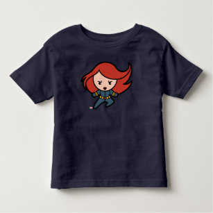 Kawaii Black Widow Dash Toddler T-shirt