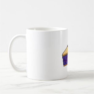 Kawaii Blueberry Pie Coffee Mug
