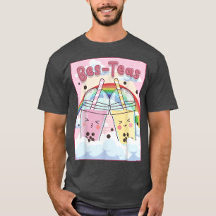 Kawaii Boba Bubble Milk Tea Bes Teas Aesthetic T-Shirt