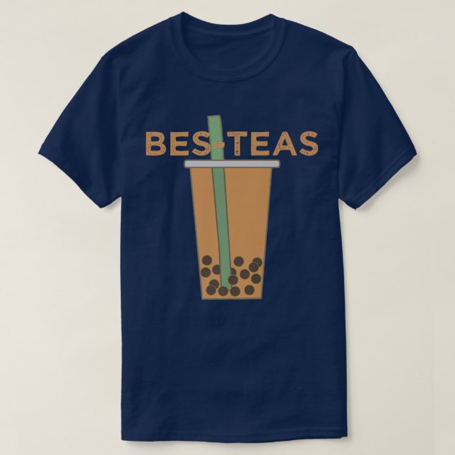 Kawaii Boba Tea Bes Teas Bubble Tea  1129 T-Shirt (Design Front)