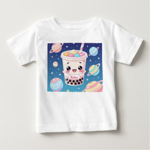 Kawaii Boba Tea Galaxy Toddler T-Shirt