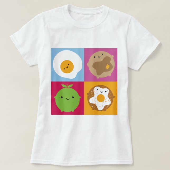 Kawaii Breakfast T-Shirt (Design Front)