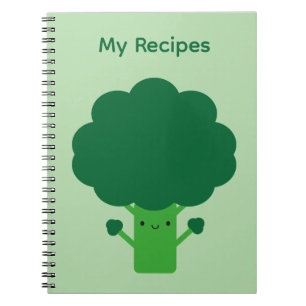 Kawaii Broccoli Notebook