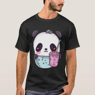 Kawaii Bubble Tea Panda Boba-Tea Japanese T-Shirt