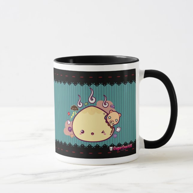 Kawaii Bun Attacked! Mug (Right)