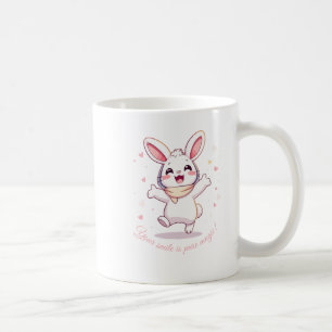 Kawaii Bunny Mug – Cute Pastel Rabbit Coffee Cup
