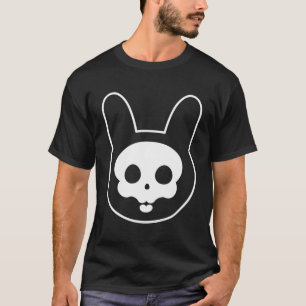 Kawaii Bunny Skull X-Ray Pastel Goth Cute Spooky H T-Shirt