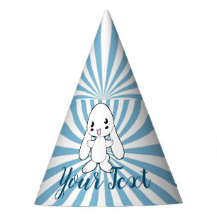 Kawaii Bunny's Hug Custom Party Hat