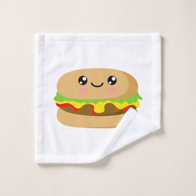 Kawaii Burger (Gant de toilette)