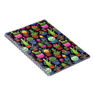 Kawaii Cactus Photo Notebook