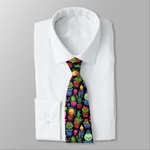 Kawaii Cactus Tie