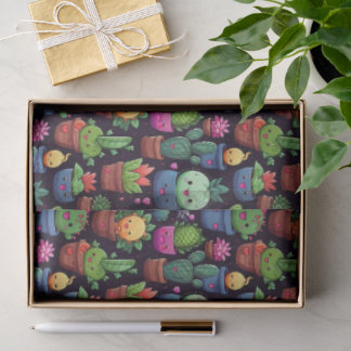 Kawaii Cactus Tissue Paper