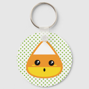 Kawaii Candy Corn Keychain