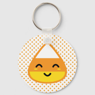 Kawaii Candy Corn Keychain