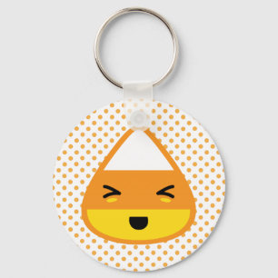 Kawaii Candy Corn Keychain