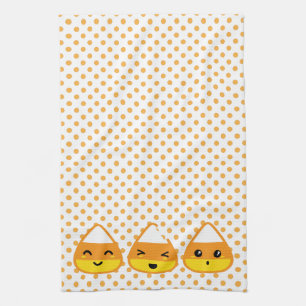 Kawaii Candy Corn Serviette de cuisine