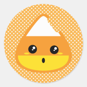 Kawaii Candy Corn Stickers