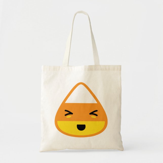 Kawaii Candy Corn Tote Bag (Front)