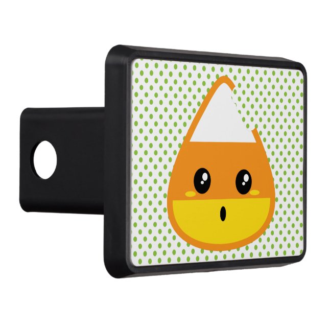 Kawaii Candy Corn Trailer Hitch Cover (Right)