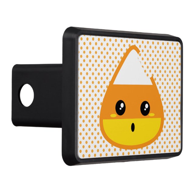 Kawaii Candy Corn Trailer Hitch Cover (Right)