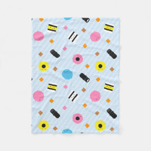 Kawaii Candy Liquorice Allsorts Fleece Blanket