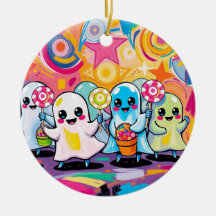 Kawaii Candy Parade Colourful Cute Cartoon