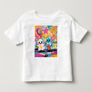 Kawaii Candy Parade  Colourful Cute Cartoon  Toddler T-shirt