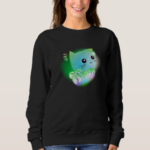 Kawaii Cartoon Kitten    Sweatshirt