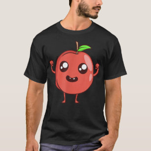 Kawaii Cartoon Peach T-Shirt