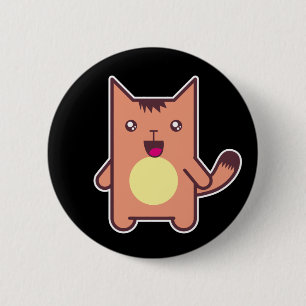 Kawaii cat 2 inch round button