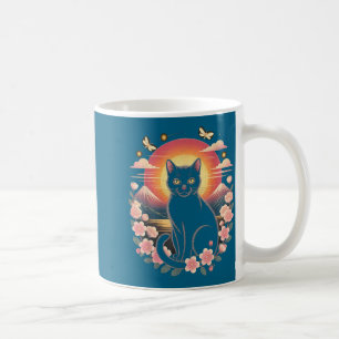 Kawaii Cat Anime Japanese Retro Men Women Kids Fun Coffee Mug