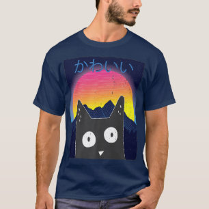 Kawaii Cat Japanese Indie Aesthetic Alt Cute Anime T-Shirt