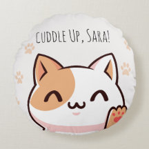 Kawaii Cat Joy Pillow