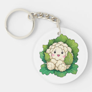Kawaii Cauliflower Keychain