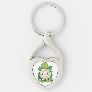 Kawaii Cauliflower Keychain