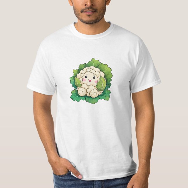 Kawaii Cauliflower T-Shirt (Front)