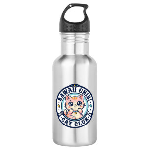 Kawaii Chibi Cat Cat Mom Gift Idea - Kawaii Chibi 532 Ml Water Bottle