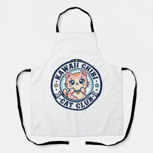 Kawaii Chibi Cat Cat Mom Gift Idea - Kawaii Chibi Apron