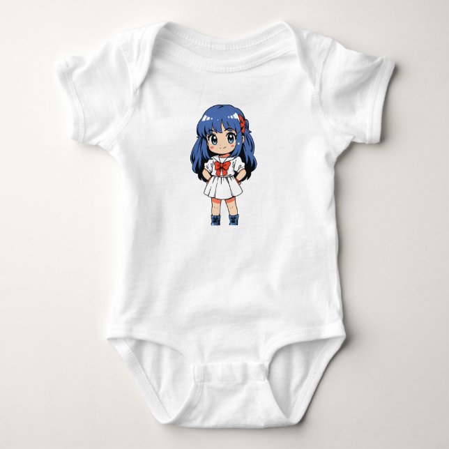 Kawaii Chibi Character Bodysuit (Front)