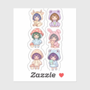 Kawaii Chibi Characters Cute Animal Hoodie Collect