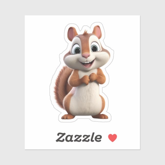 Kawaii Chibi Cute Squirrel Chipmunk (Sheet)