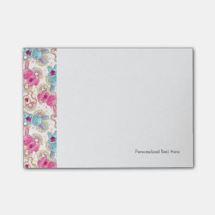 Kawaii Child Pattern with Cute Doodles 2 Post-it Notes