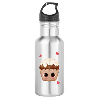 Kawaii Chocolate Cupcake Water Bottle