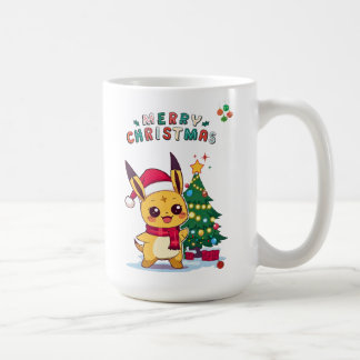 Kawaii Christmas Character |Holiday Art for Anime  Coffee Mug