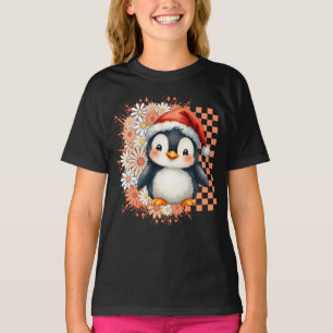 Kawaii Christmas Penguin - Cute Holiday Aesthetic T-Shirt